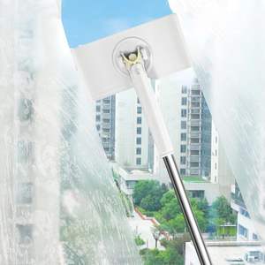 Mopa de Limpieza de Pisos con Sujeción Automática, Paños Reemplazables, Toallas de Repuesto, Paño Húmedo, Limpiador de Ventanas, Mopa Plana Desechable - Product Image 2