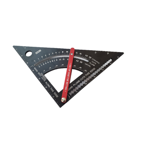 Outil de menuiserie règle coulissante, outil de bricolage du bois règle coulissante de positionnement de la plaque en triangle vitesse du charpentier carré <span class=keywords><strong>réglable</strong></span> - Product Image 2