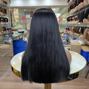 Perruque en cheveux humains 4x4 Closure personnalisable, lisse comme des baguettes, 14-18 pouces, couleur naturelle - Product Image 5