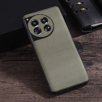 Étui de téléphone portable en TPU souple en nylon à texture carbone de luxe pour OnePlus 12 11 Pro 10T 9T 8T