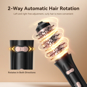 Spazzola Asciugacapelli Volumizzante 3 in 1 con Aria Calda Rimovibile e Rotazione Automatica - Product Image 2