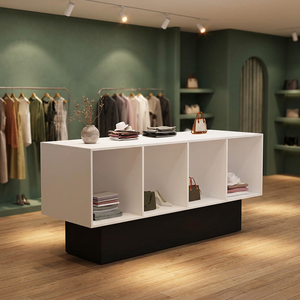 Modern Front <b>Reception</b> Desk Office Furniture <b>Reception</b> <b>Counter</b> Table For Beauty Salon & Commercial Office - Product Image 2