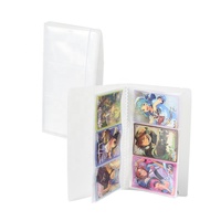 Mini álbum de tarjetas portátil con cuerda elástica 20 páginas de fotos y 3 bolsillos hechos de material PP de cubierta de plástico duradero