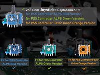 Stick analogique 3D pour manette DualSense, joysticks de remplacement, capteur analogique 3D et module de bascule