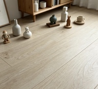 Plancher stratifié AC4 à clipser de style moderne |   Revêtement de sol en bois HDF résistant à l'eau pour salon et cuisine