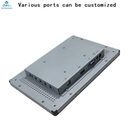 Panel PC Sentuh Industri IP65 4:3 10.1 12.1 17 21.5 Inci Tanpa Kipas Terintegrasi All-in-One Android Linux Layar Sentuh LCD