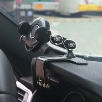 Vente chaude Réglable 360 cellule flexible Téléphone portable tableau de bord GPS Support de montage Noir Accessoires de voiture Smartphone Support