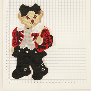 رقعة تطريز على شكل دب كرتوني لطيف، قابلة للكي على ملابس الأطفال، الملابس الكاجوال، القبعات والحقائب، تصاميم بالجملة - Product Image 4