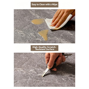 Pegatina para Piso con Textura de Piedra Personalizada, Autoadhesiva, Antideslizante, Resistente al Desgaste, Revestimiento de Vinilo para Aplicación Directa en Pisos de Concreto - Product Image 6