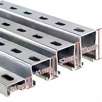 Accessoires de fixation solaire HDG à prix de gros du fabricant, profilés en acier C, rails d'installation PV sur mesure
