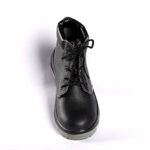 Vente en gros à bas prix Chaussures de sécurité de jogging de sécurité en cuir gaufré à bout en acier coupe moyenne - Product Image 4