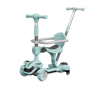 Trottinette pour enfants 6-en-1 pliable avec roues multidirectionnelles et auvent, pour les enfants de 2 à 12 ans - Product Image 4