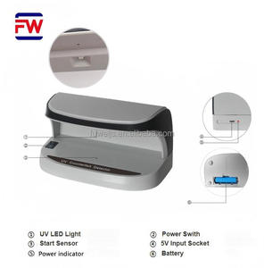 AL-09 Uv Money Detector Moeda Global Detectar Detector De Dinheiro Detector De Moeda Automático, fácil de transportar - Product Image 3