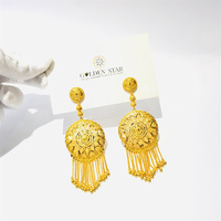 Boucles d'oreilles en gros en promotion, bijoux africains et turcs plaqués or, les meilleures boucles d'oreilles de notre usine, boucles d'oreilles étanches pour femmes
