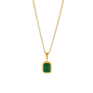 Collana alla moda con Design Vintage alla moda ispirata al minimalismo con placcatura in oro 18K collana Premium