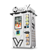 Distributeur Automatique Intelligent de Boissons Chaudes et Froides (Jus, Lait, Thé, Café) avec Machine à Glaçons et Écran Tactile