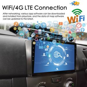 Radio de Coche Inalámbrico con CarPlay, Control por Voz con IA, Android, GPS para Daihatsu Materia COO 2007 Toyota BB, Reproductor Multimedia de Video, Unidad Principal - Product Image 6