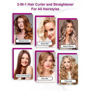 เครื่องหนีบผมและม้วนผม 2 in 1 ยี่ห้อ Landot ขนาด 1 นิ้ว แผ่นเซรามิกแบบลอยตัว แรงดันไฟฟ้าคู่ มอเตอร์ DC ความเร็ว 1 ระดับ - Product Image 6