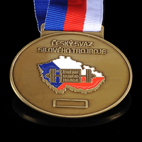 Médaille commémorative surdimensionnée personnalisable pour fournisseur de médailles – Médaille en métal traditionnelle or/cuivre antique