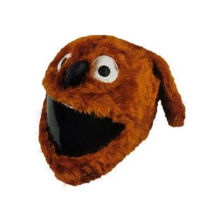 Housse de <span class=keywords><strong>casque</strong></span> de moto tout-terrain universelle, motif <span class=keywords><strong>chien</strong></span> amusant, personnalisée, en peluche, en ABS, état neuf - Product Image 5