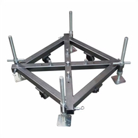 Tour de levage présentoir en treillis composants du système de levage base support au sol treillis en aluminium