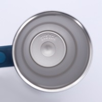 Gobelet isotherme en acier inoxydable de 40 oz avec logo personnalisé, poignée et paille, compatible porte-gobelet de voiture, tasse de voyage pour café