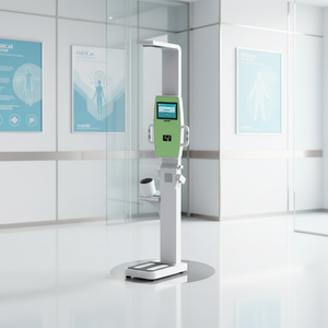 เครื่องชั่งน้ำหนักดิจิทัลสำหรับโรงพยาบาล ยี่ห้อ Huasheng Medical Diagnostics รุ่น HS-X6 พร้อมฟังก์ชั่น<span class=keywords><strong>วัด</strong></span>ส่วนสูง น้ำหนัก <span class=keywords><strong>ค่า</strong></span>ดัชนีมวลกาย (<span class=keywords><strong>BMI</strong></span>) และไขมันในร่างกาย - Product Image 3