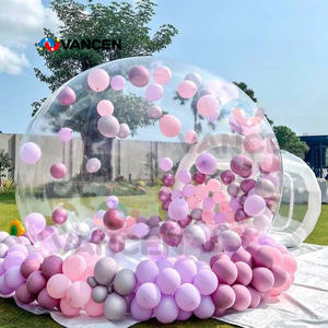 Rumah Gelembung Tiup Modern Diameter 10 kaki dan Terowongan Panjang 6 kaki untuk Balon Pesta, Hiburan, Dijual untuk Komersial - Product Image 3