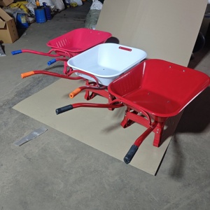 <span class=keywords><strong>Carretilla</strong></span> manual metálica con <span class=keywords><strong>rueda</strong></span> sólida, garantía de 1 año, fácil montaje, bandeja de alta resistencia - Product Image 4