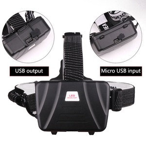 Linterna frontal XHP70 con zoom LED recargable y carga USB, luz blanca - Product Image 4