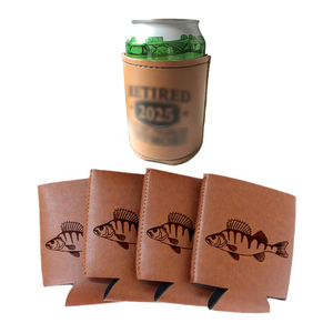 Porta Latas <span class=keywords><strong>de</strong></span> Cerveza <span class=keywords><strong>de</strong></span> Cuero PU, Coozy para <span class=keywords><strong>Pesca</strong></span>, <span class=keywords><strong>Artículos</strong></span> Promocionales para Negocios, Regalo para Pescadores, Coozy para Amantes <span class=keywords><strong>de</strong></span> la <span class=keywords><strong>Pesca</strong></span> - Product Image 1