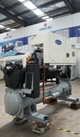 Système de refroidissement central industriel et commercial d'occasion de type vis, 329 kW, pour climatisation HVAC