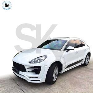 Kit de carrosserie de pare-chocs de voiture pour Porsche Macan HM style lèvre avant diffuseur arrière jupes latérales spoiler arrière - Product Image 2