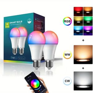 <span class=keywords><strong>Lampadina</strong></span> Intelligente con Telecomando 9W 110V Cambio Colore <span class=keywords><strong>Bluetooth</strong></span> WiFi con Sincronizzazione Musicale RGBCW - Product Image 3