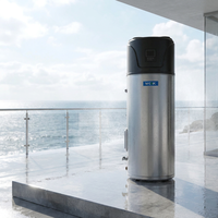 Chauffe-eau à pompe à chaleur intégrée 150L R290, corps en acier inoxydable, antirouille, pour zones humides - Prix de gros