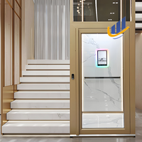 Kunden spezifische kleine Wohnung Passagier aufzug Lift Modernes Design Aufzug Home Lifts Villa Kleiner Aufzug für 2 Personen