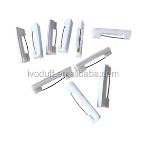 Épingle de sûreté en plastique adhésif blanc <span class=keywords><strong>à</strong></span> prix bon marché pour badge d'identification - Product Image 4