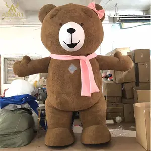 Маскарадный костюм коричневого медведя, костюм большого медведя для взрослых, распродажа, акция