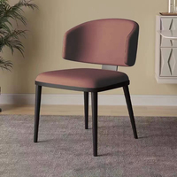 Chaises de Salle à Manger Style Minimaliste Vente Directe Usine, Chaises de Repas de Luxe Modernes pour la Maison, Chaise de Salle à Manger Nordique en Cuir Rembourré