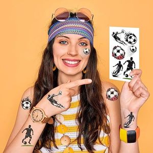 Wholesale Cartoon <strong>Football</strong> Fans Waterproof Temporary Tattoos Sports <strong>Football</strong> Tattoo Sticker Waterproof Tattoo Stickers - Product Image 3