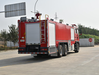 Camion-citerne de pompiers haute performance 6x4 LHD avec moteur 350 CV et portée de pulvérisation de mousse de 60 m pour la sécurité incendie industrielle