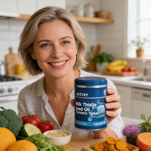 น้ำมันเมล็ดมิลค์ธิสเทิล ขิง สารต้านอนุมูลอิสระ ยาเม็ดบำรุงผิวให้กระจ่างใส อาหารเสริมสำหรับเด็กและผู้ใหญ่ ช่วยเสริมภูมิคุ้มกัน - Product Image 2