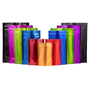 Bolsa de plástico con cremallera de pie 43 # plana <span class=keywords><strong>y</strong></span> 114 # con papel de aluminio colorido brillante/mate para embalaje de alimentos para leche - Product Image 1