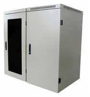 Armoire de réseau de 19 pouces, structure internationale, IP55, insonorisée, pour armoire de télécommunication extérieure, en stock