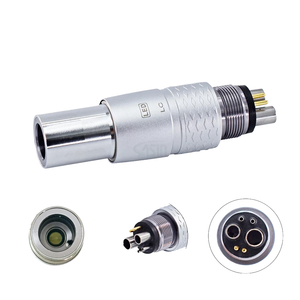 Acoplador Rápido de Fibra Óptica <span class=keywords><strong>Dental</strong></span> Eléctrico Tipo N Compatible, 6 Orificios, Acoplamiento Metálico, Compatible con Turbinas <span class=keywords><strong>NS</strong></span>* Machlite/Phatelus - Product Image 4