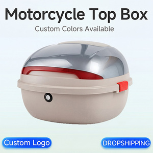 Top case universel pour <span class=keywords><strong>moto</strong></span>, boîte arrière étanche pour scooter, 41L, plastique ABS, coffre de rangement arrière pour <span class=keywords><strong>moto</strong></span> électrique - Product Image 5