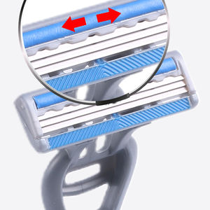 Gratis Sample Unieke Ontwerp Groothandel Thuisgebruik Mannen Scheerapparaat Scheerapparaat Triple Blade Scheermes - Product Image 5