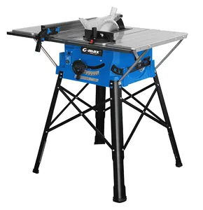 HERZO 1800W Bench Tools 10'' Table Saw for Woodworking Cutting Saw Machine