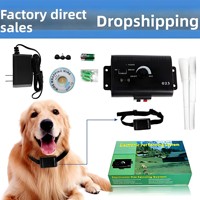 Kabelloses Elektroschock-Hundetrainingshalsband mit Bellstopp-Funktion Modell 023 Haustier-Begrenzungssystem