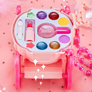 Boîte à <span class=keywords><strong>maquillage</strong></span> réaliste pour enfants, jeu de simulation pour les princesses, filles de 4 à 6 <span class=keywords><strong>ans</strong></span>, emballage en boîte en plastique de couleur - Product Image 3